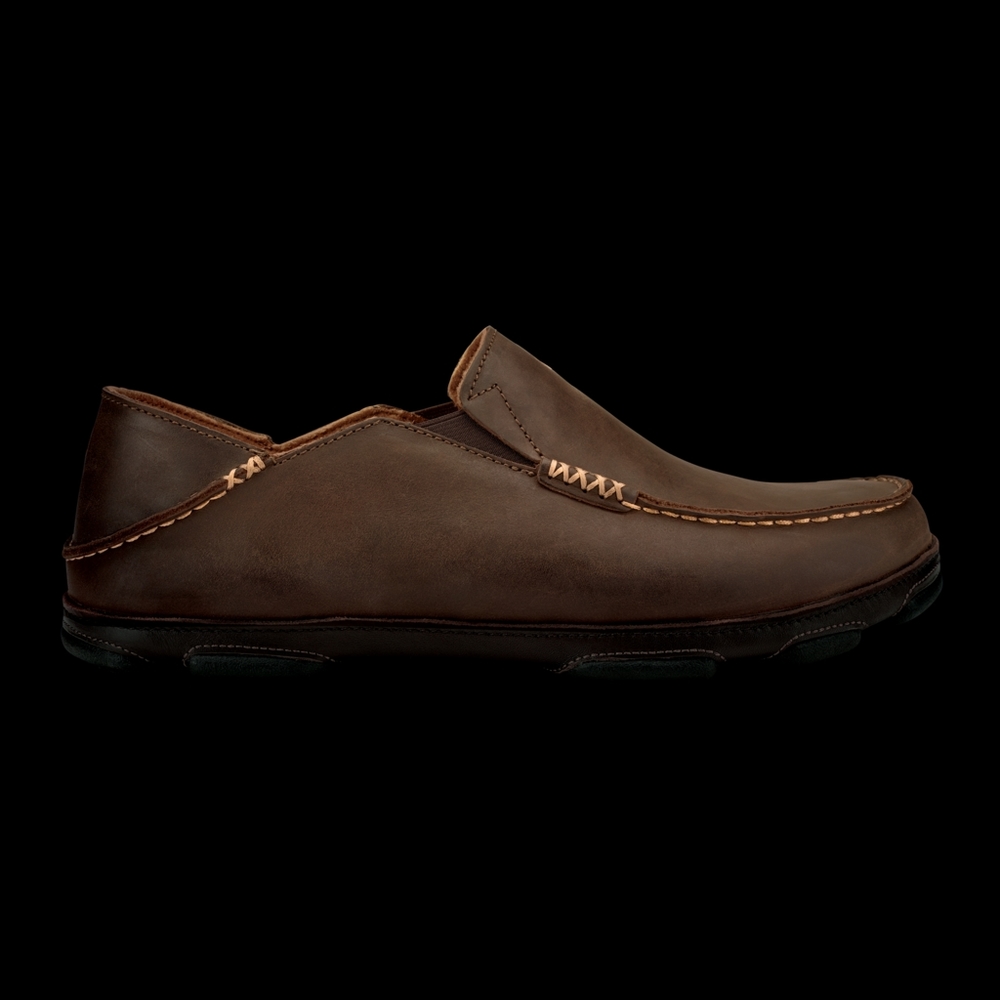 Olukai Moloa Leather Slip In Shoes